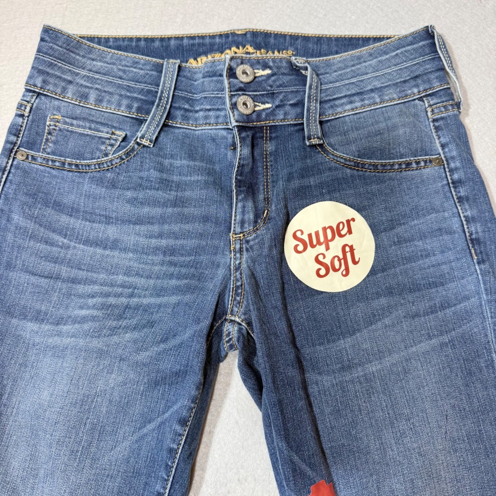 Arizona Jean Co Super Soft Ankle Jeggings Women‎ Size 9 Blue Stretch Denim NWT